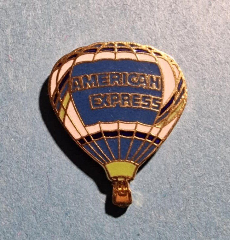 Plaketten & Abzeichen: Ballon Pin American Express – Gebraucht aus Härkingen von specialshapes