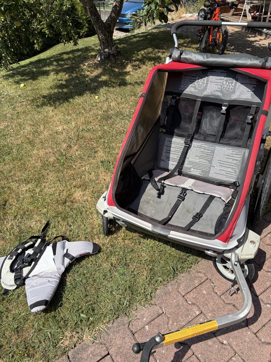Thule Anhänger: Charette Thule pour 2 enfants – Gebraucht aus Corminboeuf von alexchap 3