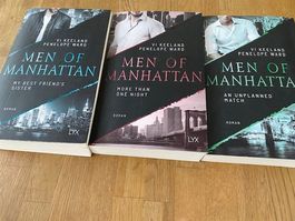 3 Bände von Men of Manhattan von Vi  Keeland/P. Ward