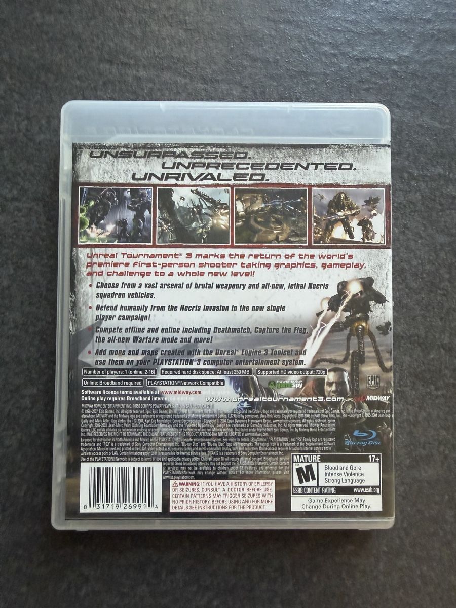 Sony Giochi: Unreal Tournament 3 PS3 – Usato da Zürich venduto da cENS0R 1