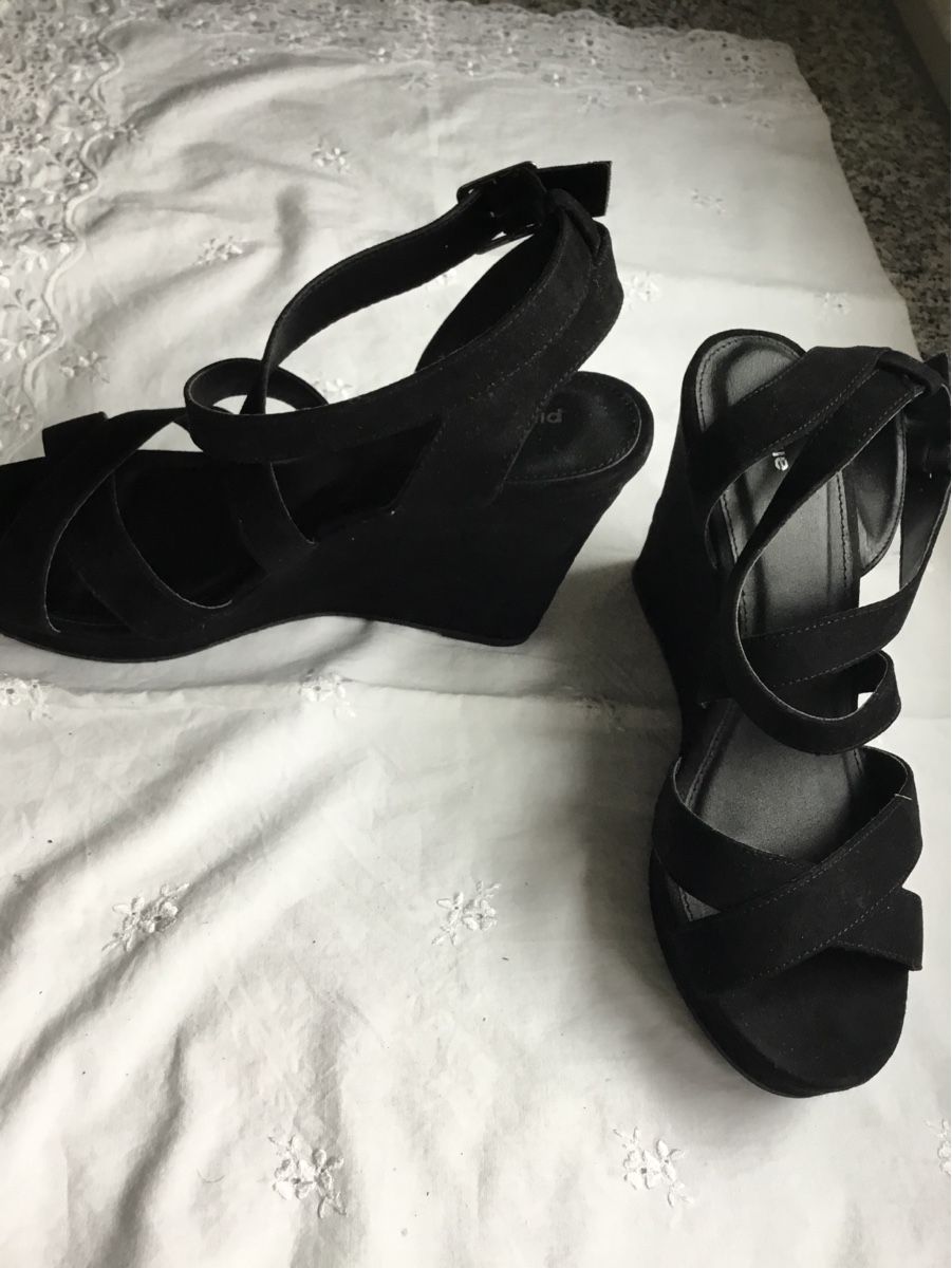 Damenschuhe: Schwarze Kunstwildleder – Neu (gemäss Beschreibung) aus Uitikon-Waldegg von Dmelchionna 1