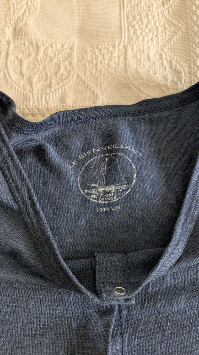Petit Bateau T-shirt: Petit Bateau Leinen-Jäckchen Gr. L – Usato da Adliswil venduto da bibuubib 2