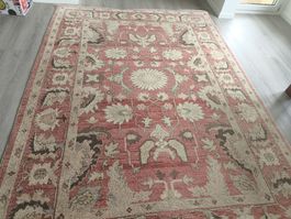 Grosser Handgeknüpfter Wollteppich (203x285 cm)