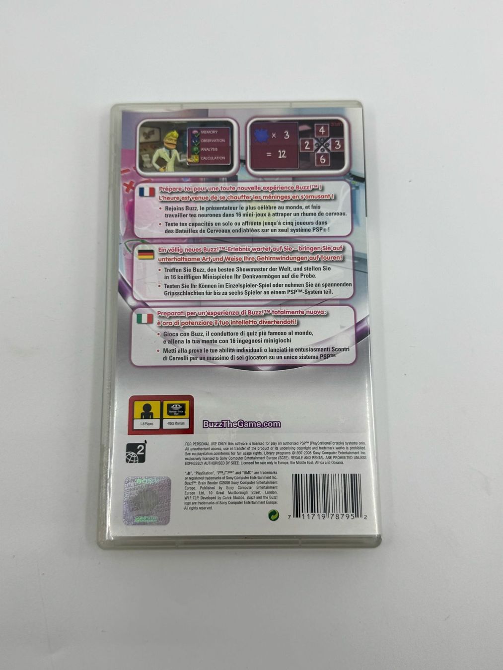 Giochi: Buzz Brain Bender (PSP) – Usato da Herisau venduto da Seyashop1 2