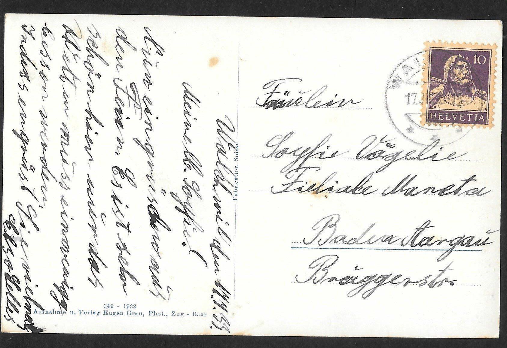 Cartoline postali: Walchwil Erholungsheim St. Elisabeth – Usato da Olten venduto da clotaldi 1