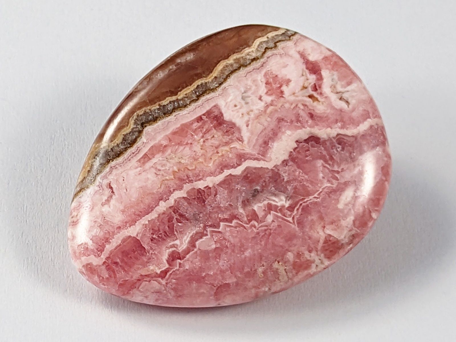 Mineralien & Heilsteine: Rhodochrosit 34mm, 12.50 Gramm – Neu und originalverpackt aus Meilen von StoneGarden