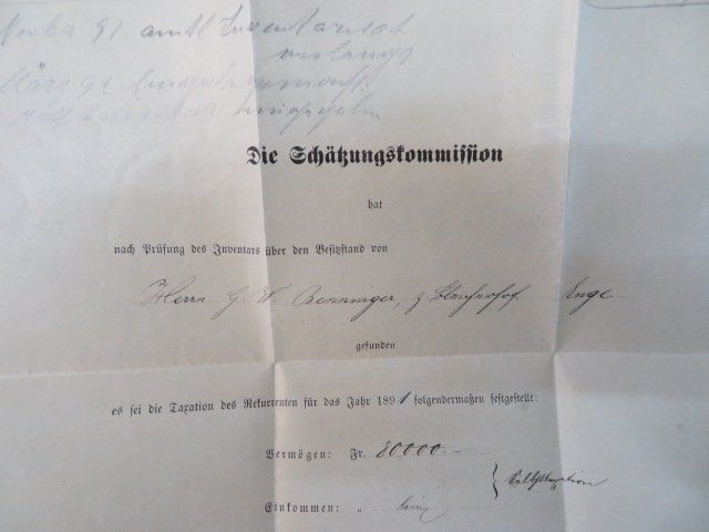 Documenti: Alte Briefe intressante Dokumente – Usato da Pfyn venduto da sagenruthe 3