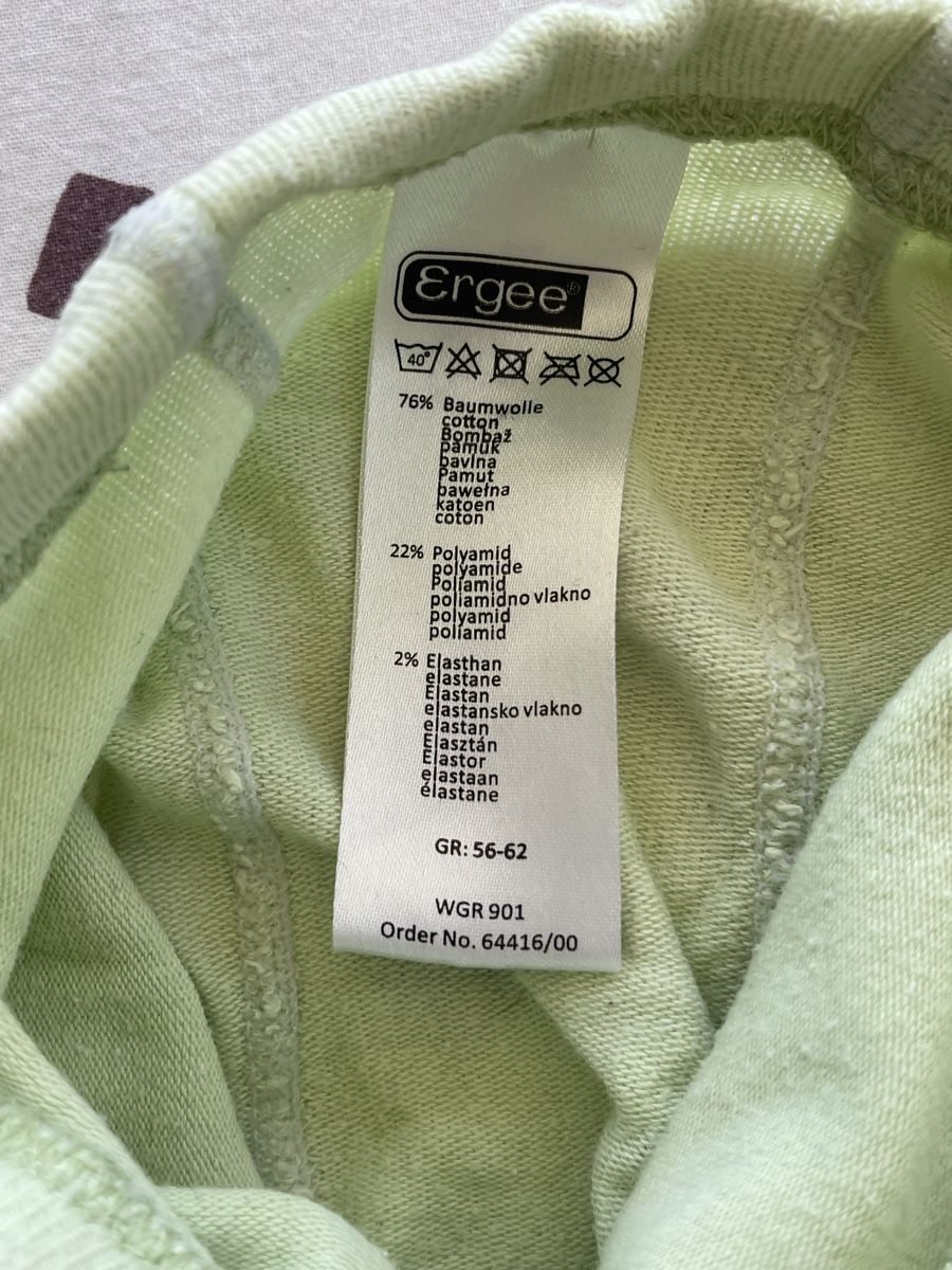 Altro abbigliamento: Baby Strumpfhose, Gr. 56-62, hellgrün – Usato da Hirzel venduto da carta9 1