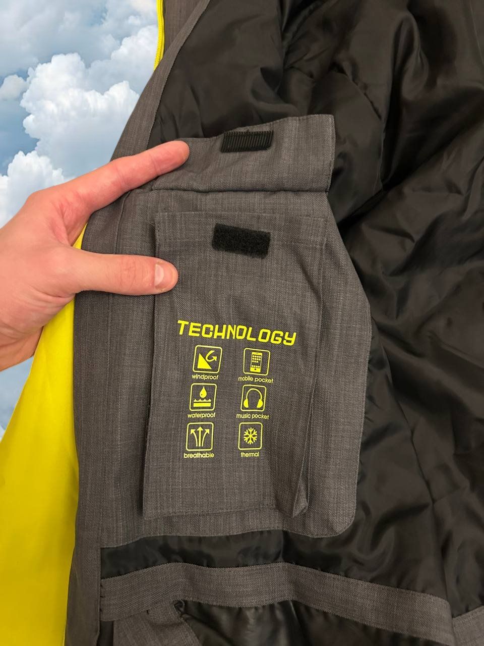 Giacche: Veste de ski Crivit jaune-gris | Crivit ski jacket – Usato da Clarens venduto da meritus 4