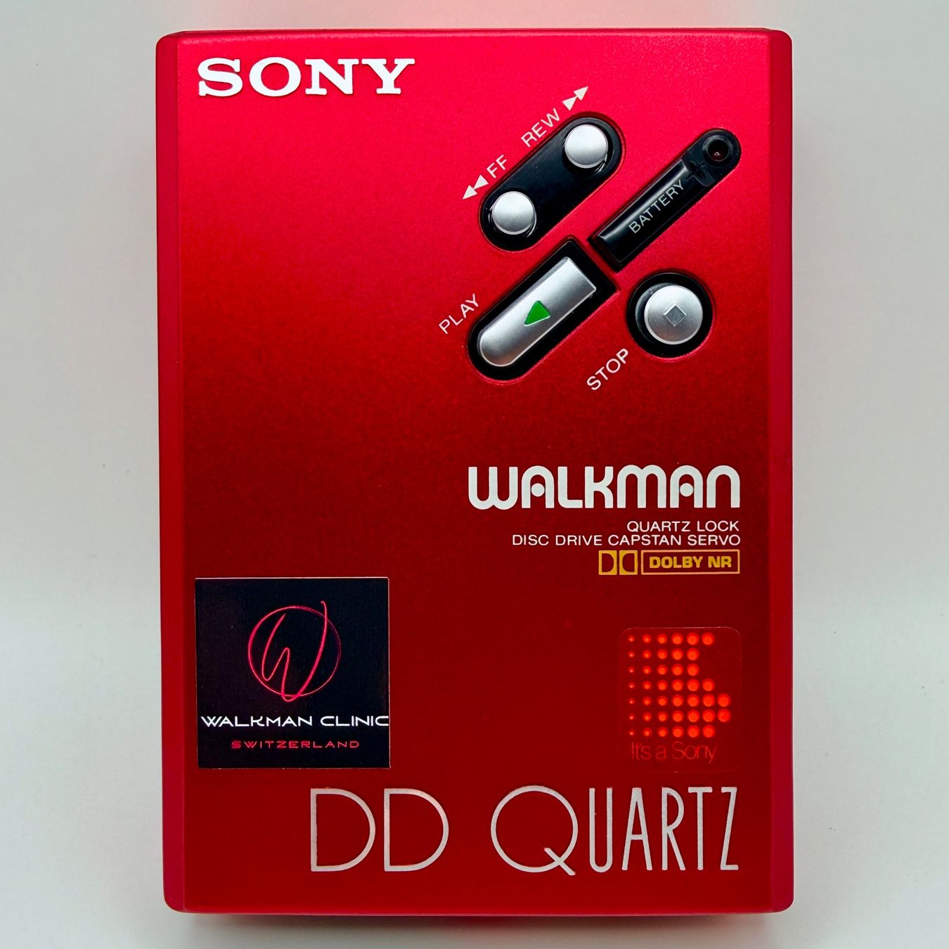 Sony Lettore multimediale portatile: Sony Walkman WM-DDIII Quartz rot #307 – Usato da Vorderthal venduto da WalkmanClinic