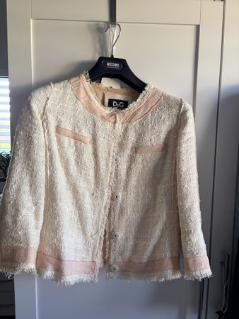 Veste D&G rose et crème taille 42 italien bon état