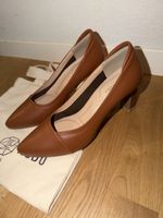Kada Kudu Seoul Pumps Brown Leather New Size 230