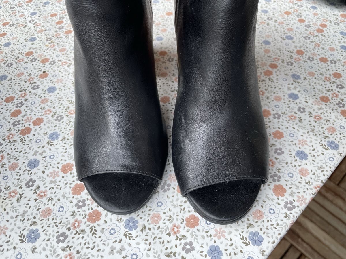Ash Scarpe da donna: ASH Stiefelette, offen, Leder, schwarz, Gr.37 – Usato da Meilen venduto da delta-da-spica 6