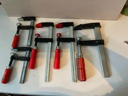 Schraubzwingen 5 Stück ein Preis (wie Neu)
