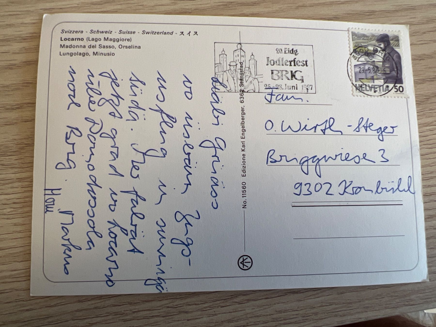 Cartoline postali: Locarno Ticino – Usato da Prosito venduto da Danielehh 1