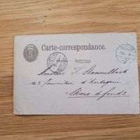GS Karte Sentier 1878 Chaux de Fonds