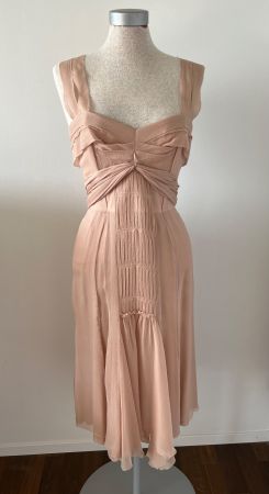 ALESSANDRO DELL ACQUA Kleid Seide Gr. 36 - NEU - CHF 830.-