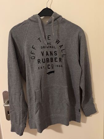 Sweat à capuche Vans gris, TAILLE S