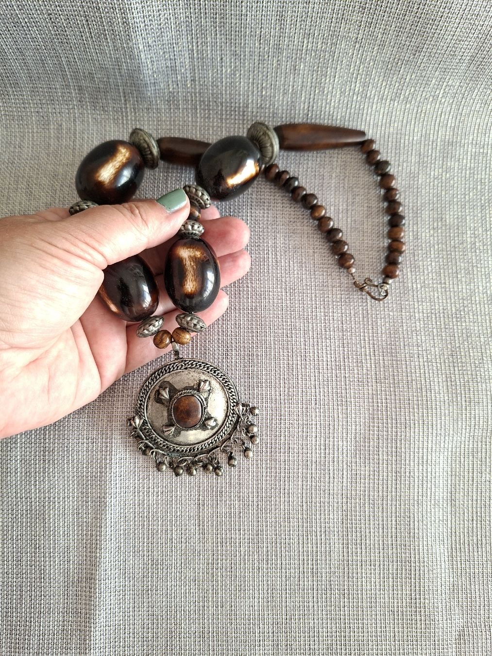 Catenine: Collier bohème ethnique avec pendentif – Usato da Lutry venduto da Sim_Sta 2