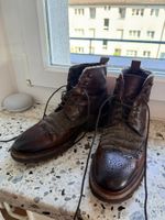 Brogue-Boots Braun Tweed Fell Gr. 42.5 – NP CHF 600