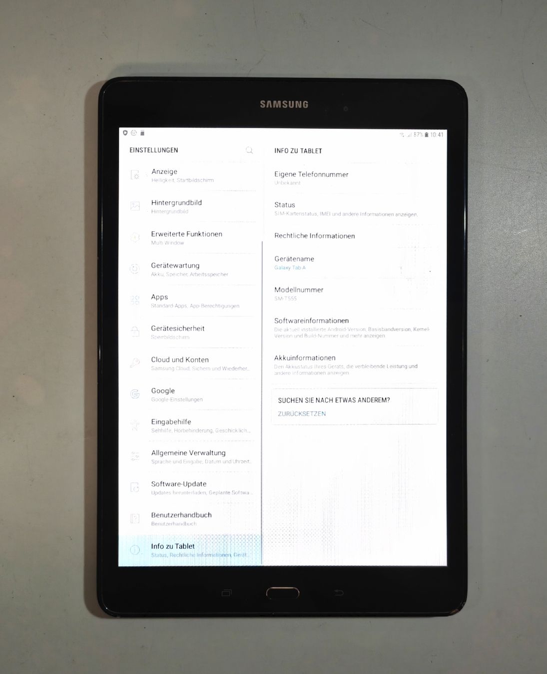 Samsung Tablet PC: Samsung Galaxy Tab A – Usato da Ehrendingen venduto da Rocky985 1