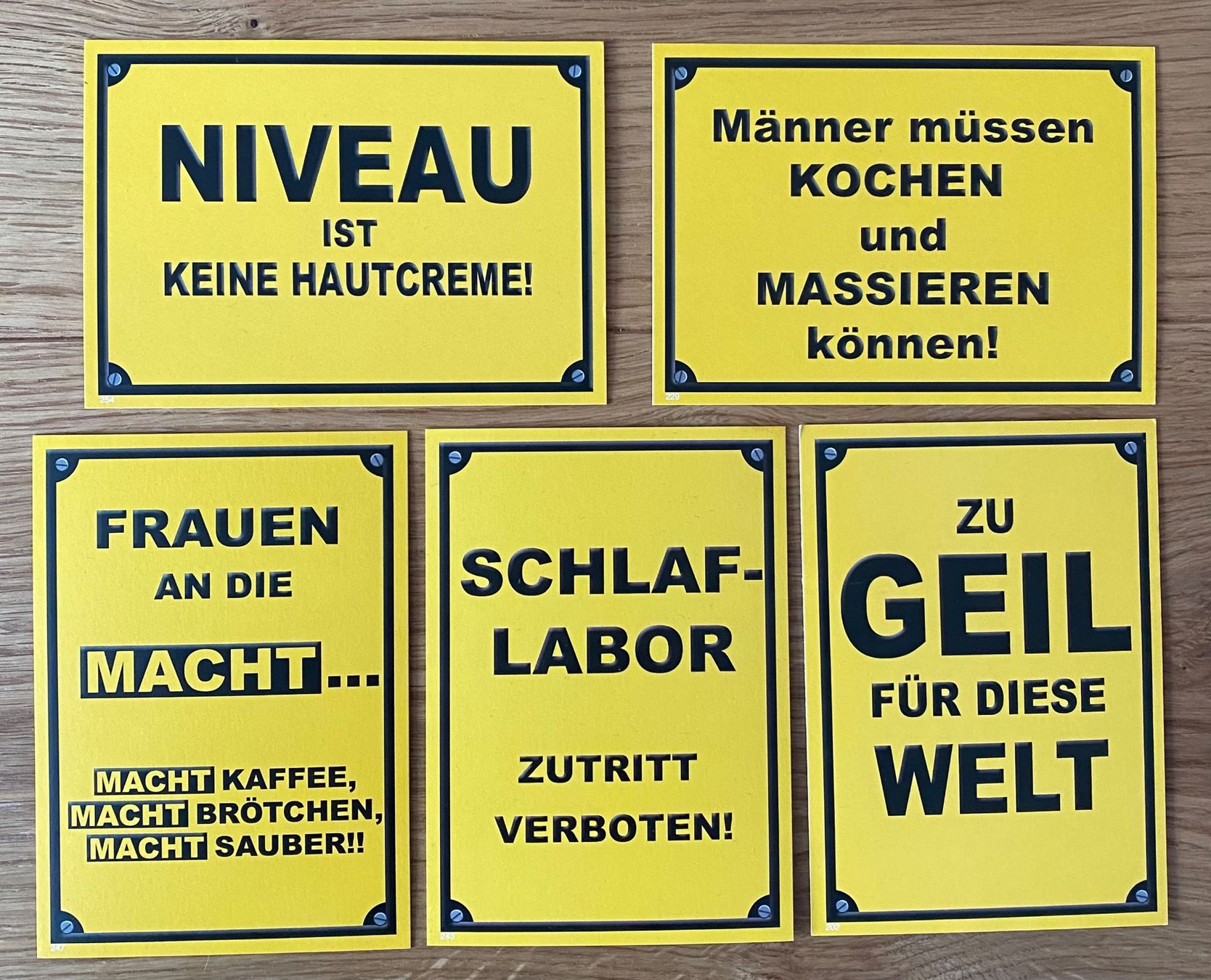 Cartoline postali: Verschiedene Postkarten mit coolen Sprüchen – Nuovo e nell'imballaggio originale da Zäziwil venduto da Emlea 3