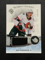 Jake Sanderson 2022 Ultimate Rookies 150/599 Ottawa Senators
