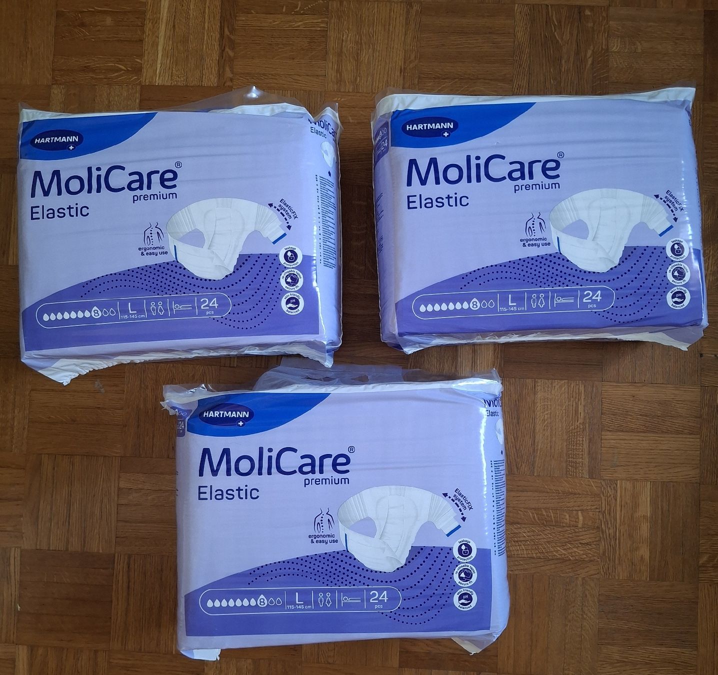 Secchi per pannolini & Pannolini: MoliCare Premium elastic - 3 Stück – Nuovo e nell'imballaggio originale da Zürich venduto da wallrider01 1