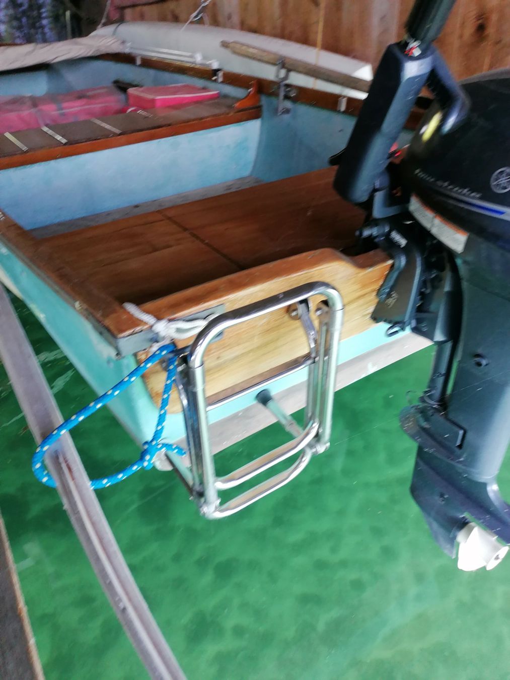 Leitern: Badeleiter für Boot, klappbar, Chromstahl – Gebraucht aus Erlinsbach von Urs001 1