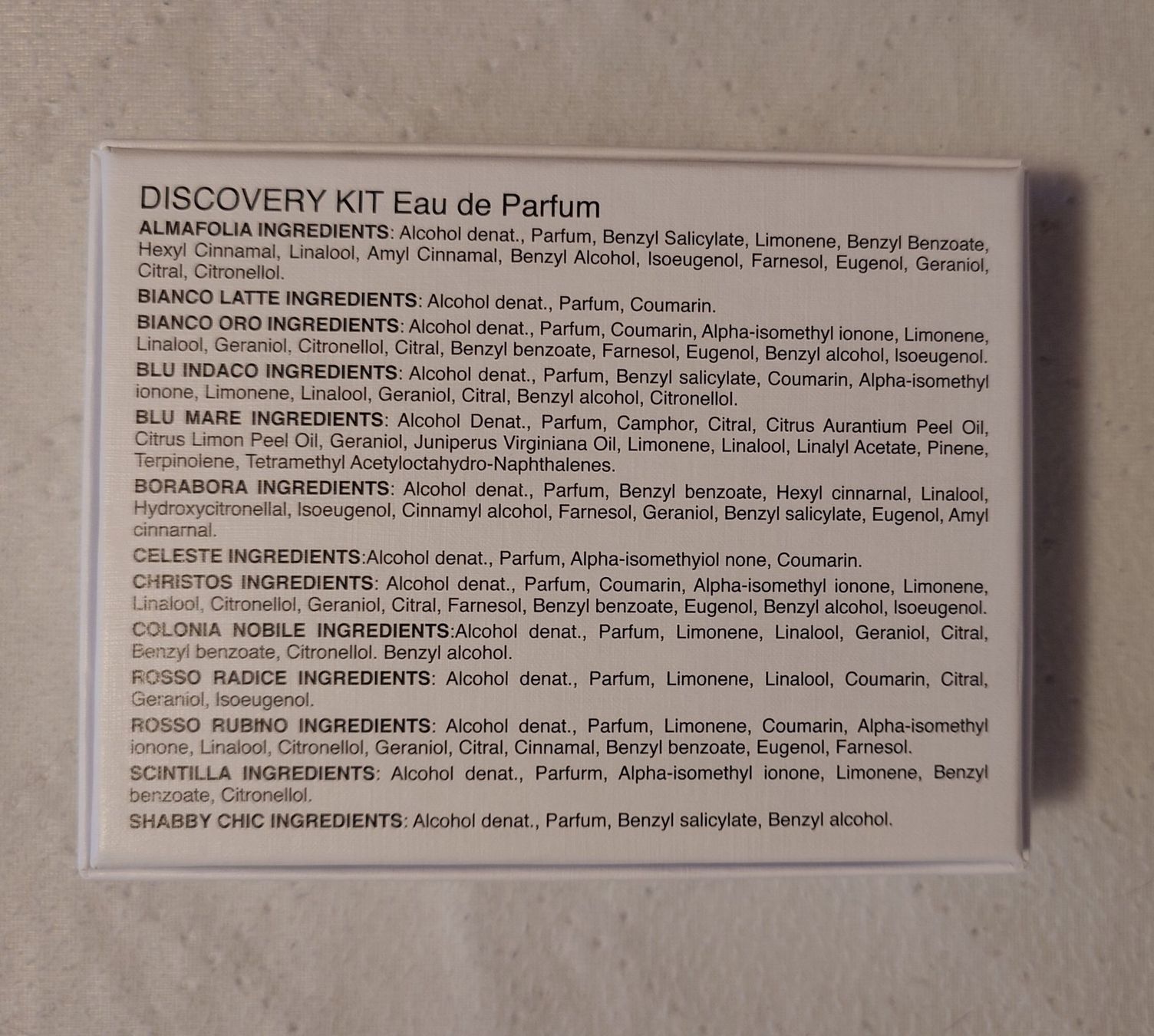 Profumi & Eau de Toilette: Giardini di Toscana Discovery Kit 13 x 2 ml – Nuovo (secondo la descrizione) da Luzern venduto da Vegeta3000 2
