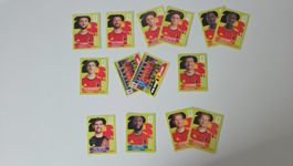Sticker Panini WM 2026 Belgien 14 Stk mit 2x De Bruyne