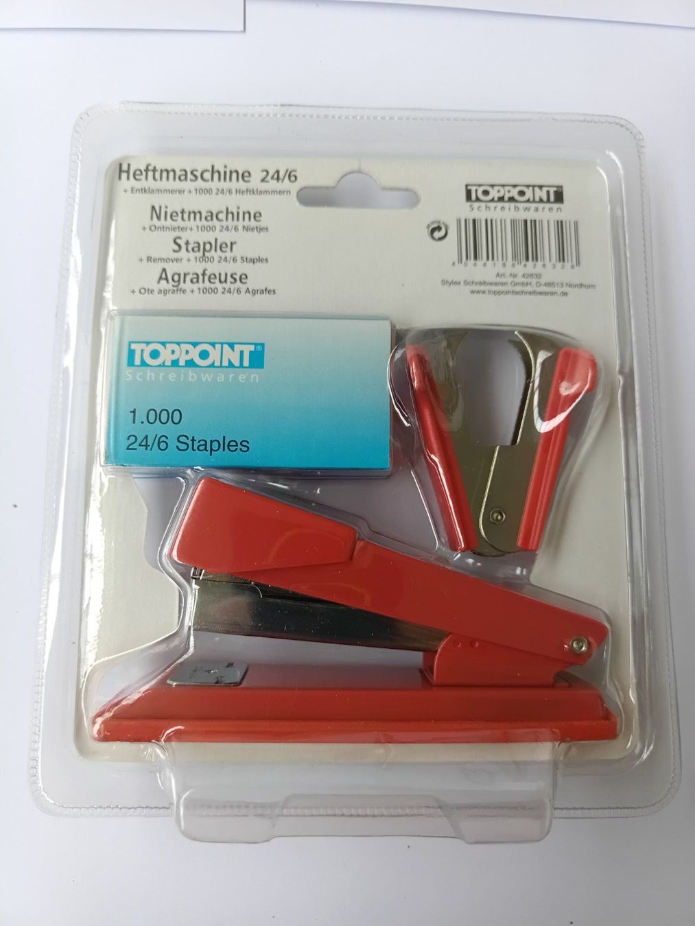 Bindegeräte: TopPoint Heftmaschine Set – Neu und originalverpackt aus Wängi von Ladys_First 1