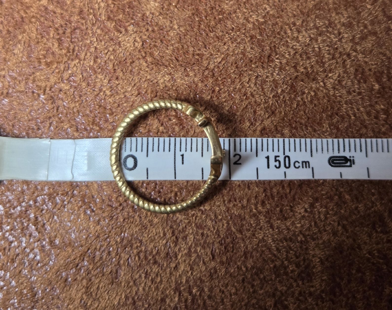 Anelli: Anker-Ring aus Messing, handgemacht, Gr. 6.5 US – Usato da Grosshöchstetten venduto da Dirue 4