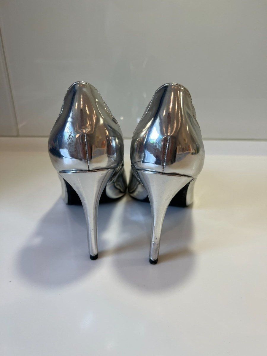 Bershka Scarpe da donna: silver Bershka High Heels, Size 39 – Usato da Muri b. Bern venduto da SigridW 2