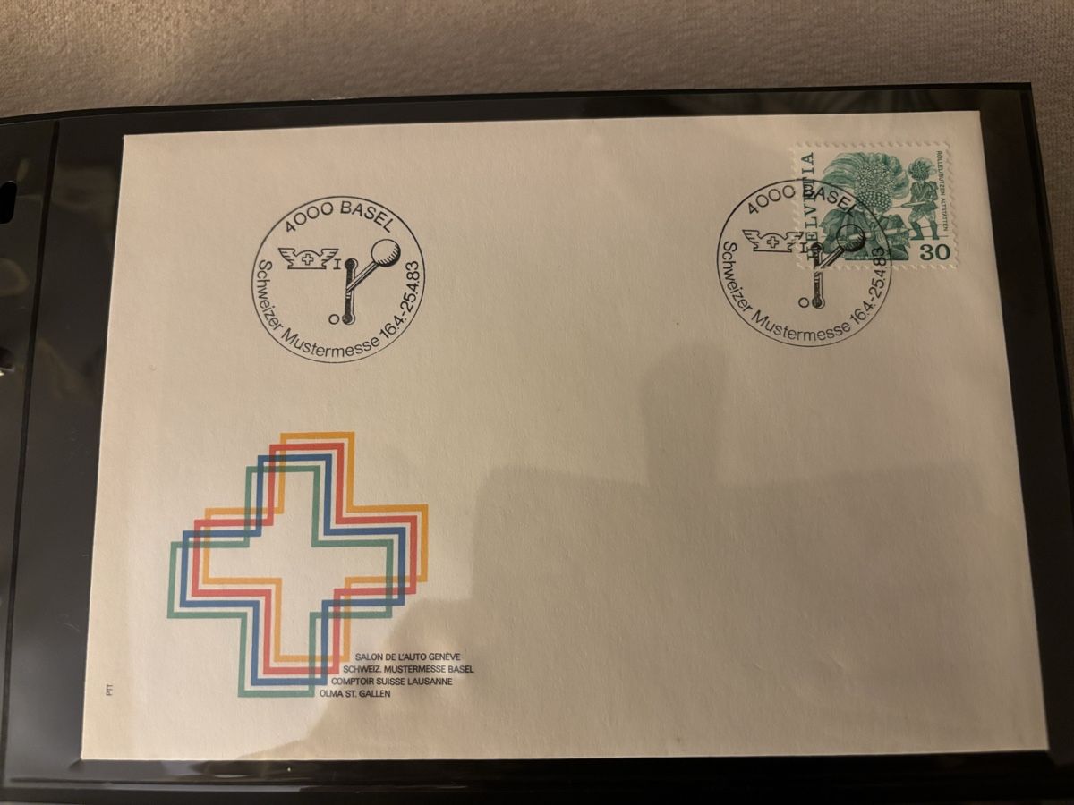 Alle Briefmarken: Schweizer Mustermesse Basel Brief, gestempelt, Top Zustand! – Neu (gemäss Beschreibung) aus Bellach von Legdance