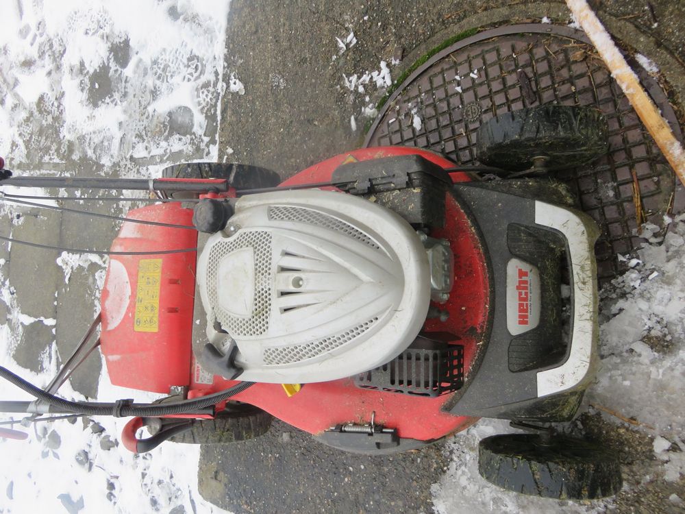 XXL Rasenmäher 🤩Hecht 5564 SXE 60 cm Gehäuse.Schnitt 56 cm Kaufen auf