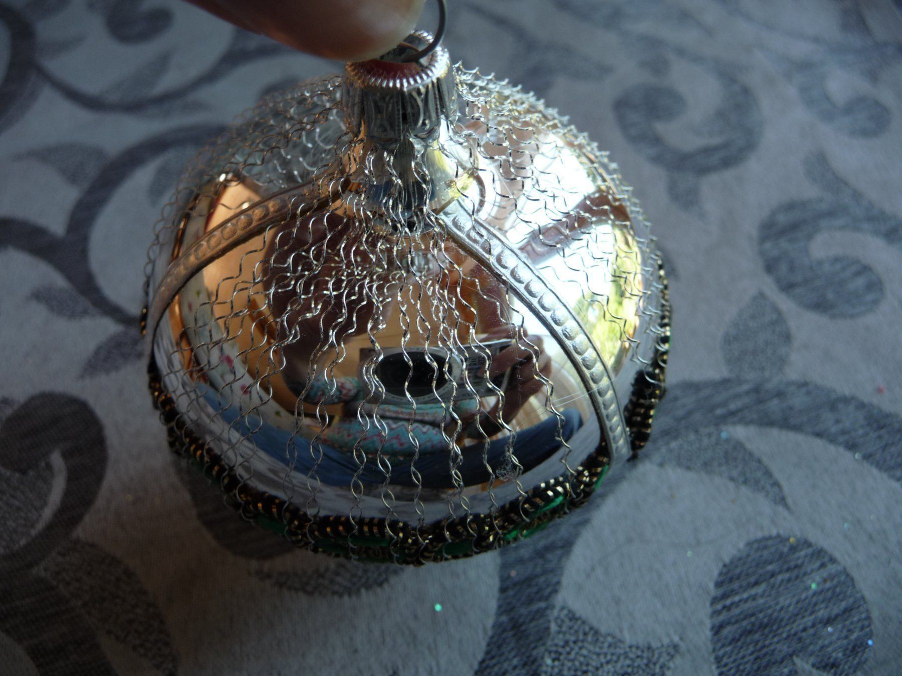 Tutte le decorazioni: Nostalgischer  Christbaumschmuck silbern – Nuovo e nell'imballaggio originale da Alpnach Dorf venduto da marvo 3