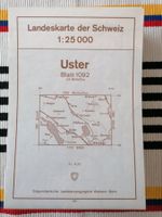 1092 Uster🌞1:25'000 Landeskarte der Schweiz