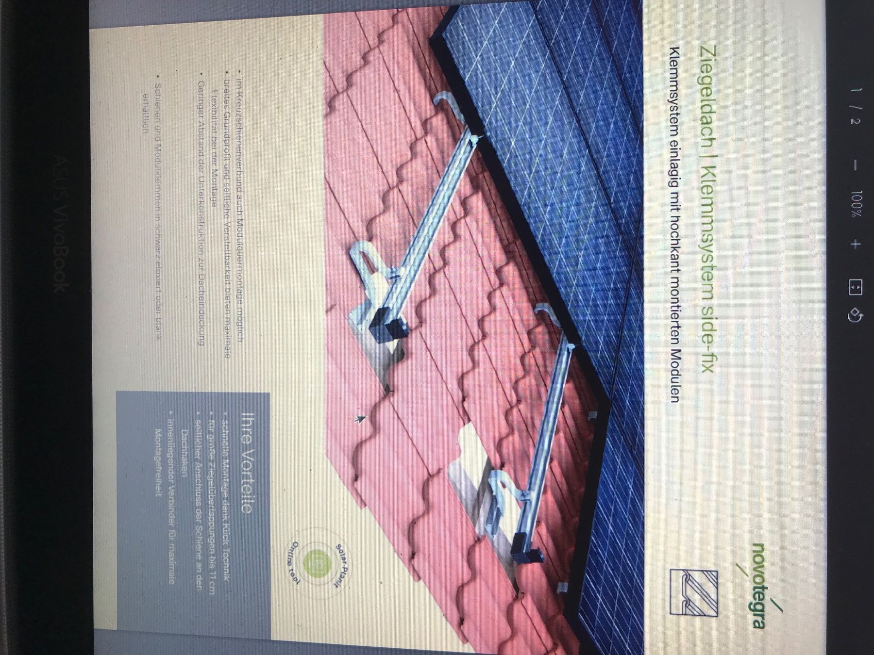 Eisenwaren: Solar Dachhaken System Novotegra – Neu und originalverpackt aus Schwanden GL von micha_k222 2