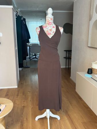Max Mara Set Rock & Bluse 100% Seide
