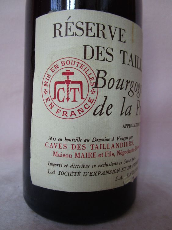 Vino: Ro909 1982 Reserve des Taillandiers, Bourgogne, Cuvee Presid – Nuovo (secondo la descrizione) da Eschenbach SG venduto da brocarte 2