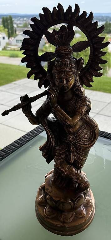 Skulpturen & Statuen: Asiatische/Indische Kupfer Gottheit – Gebraucht aus kreuzlingen von hel_v9zj 4