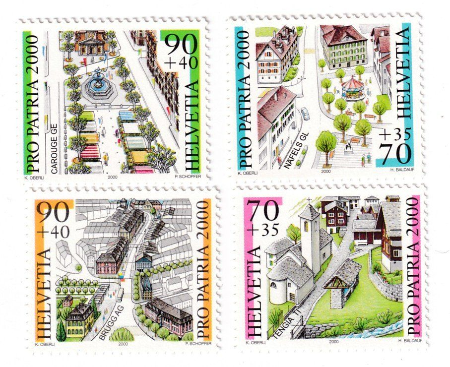 Tutti i francobolli: Schweiz 2000 ** – Nuovo (secondo la descrizione) da Neuchâtel venduto da karlpierrino