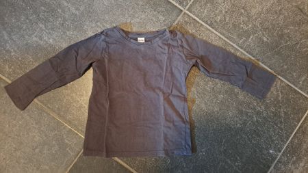 Langarmshirt, Grösse 98, Mädchen, Grau von DopoDopo