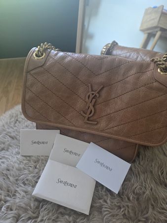 NIKI MEDIUM IN VINTAGE LEATHER LIGHT CARAMEL,  neuwertig