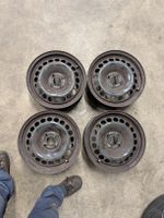 4 GM Stahlfelgen 6Jx15 ET39 mit Sensoren gebraucht