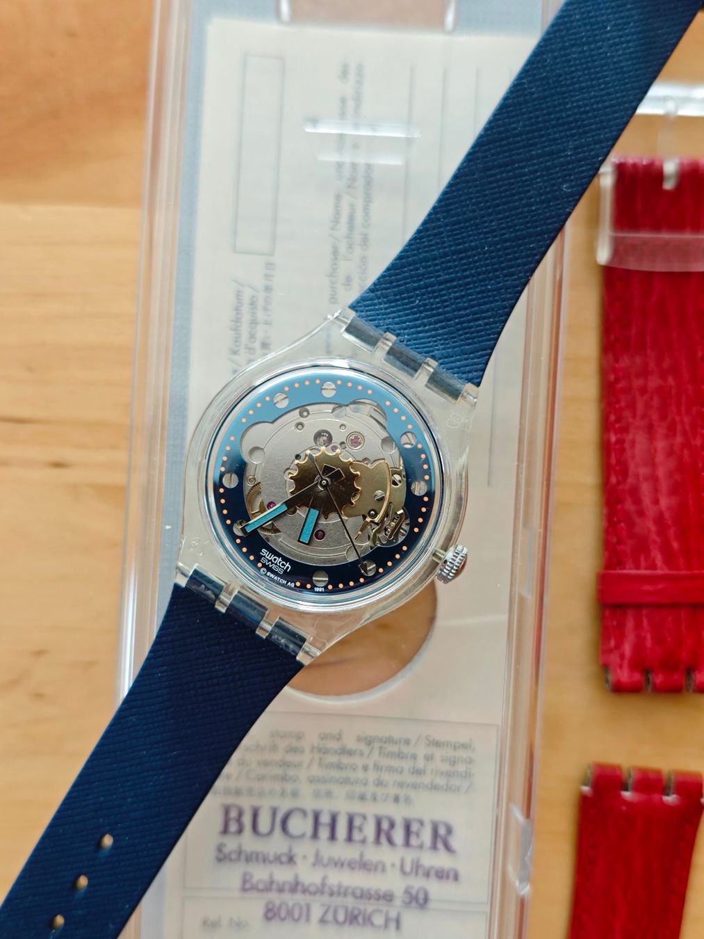 Swatch Montres: Swatch Automatique Red Ahead – Neuf avec emballage d'origine à YVERDON-LES-BAINS par CYBERSALE 1