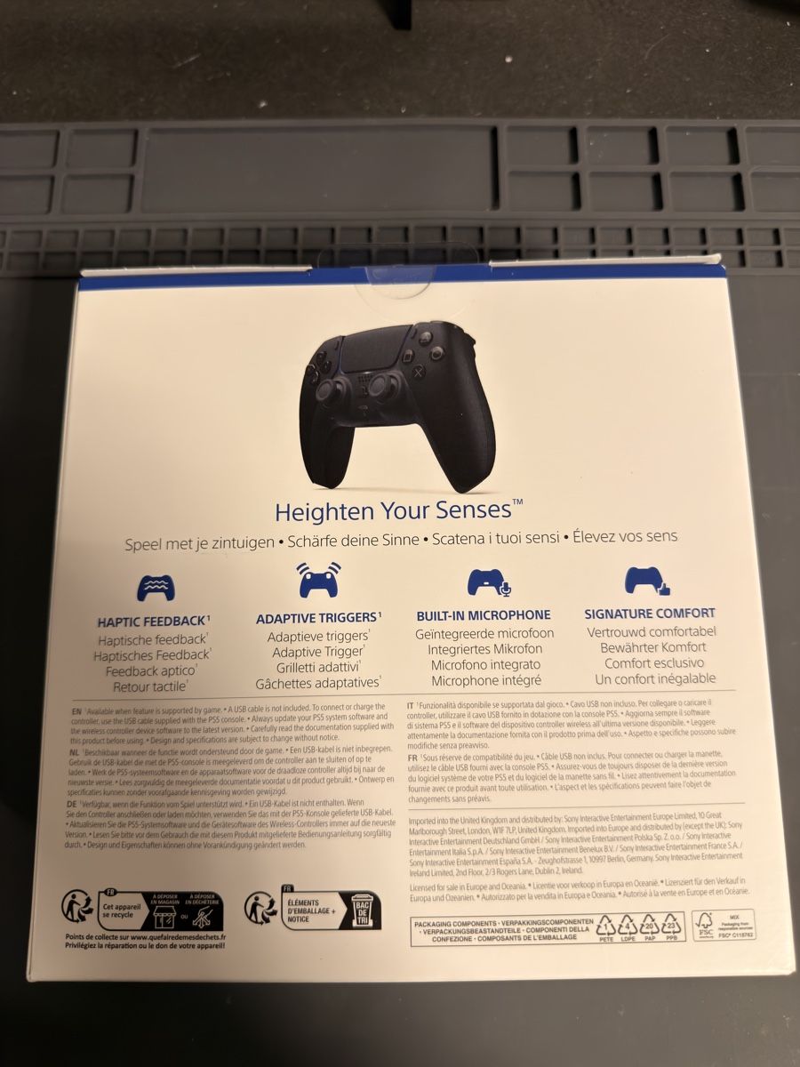 Sony Controller: Sony PS5 DualSense Controller Schwarz – Nuovo e nell'imballaggio originale da Selzach venduto da SiendoChris 1