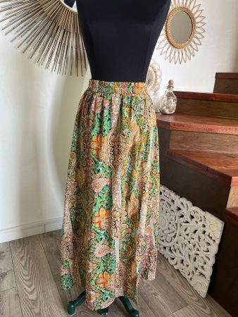 Jupe longue taille élastique M