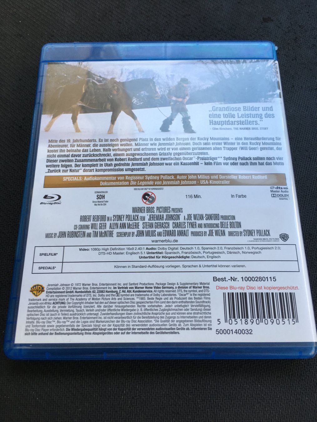 Tutti i DVDs: Jeremiah Johnson [Blu-ray] – Usato da St.Gallen venduto da MedienJoe 1